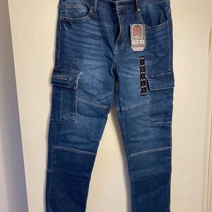 NWT Blu Ice Men’s Stretch Cargo Denim Jeans